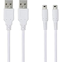 Amazon.co.jp: POTRRCIUSUER 3DS 充電器 充電ケーブル1.2m 2本